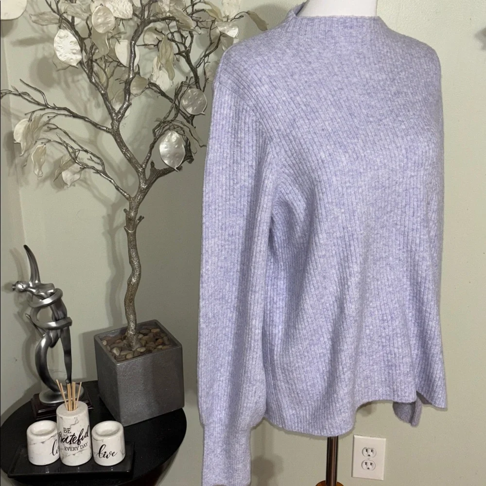 J. Crew Light Purple Crew Neck Sweater